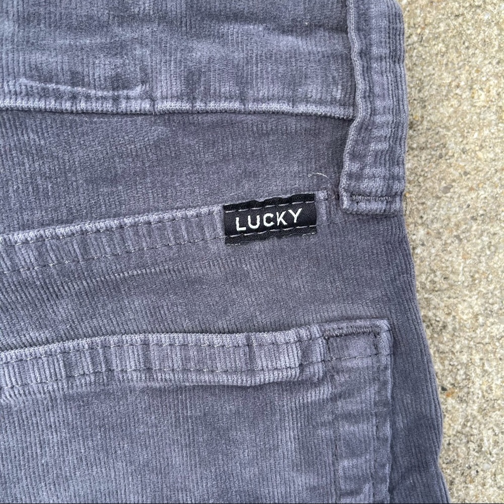 Lucky Brand Gray Ava Mid Rise Skinny Cords 2/26 - Picture 6 of 7